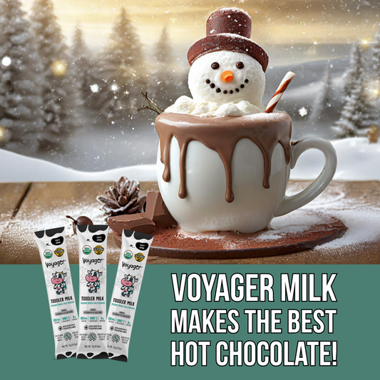 Cozy Comfort: Combining Voyager Toddler Milk with Swiss Miss Hot Chocolate