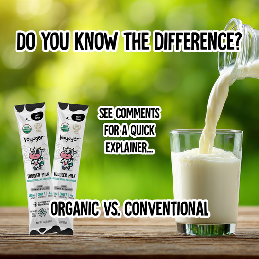 Organic vs. Conventional Milk for Toddlers: What Parents Need to Know in 2025