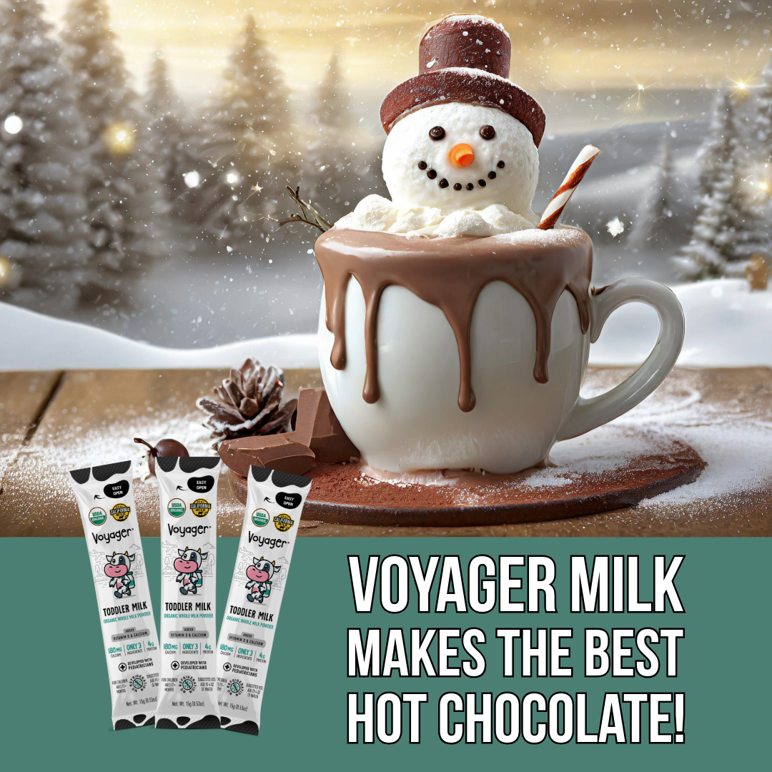 Cozy Comfort: Combining Voyager Toddler Milk with Swiss Miss Hot Chocolate