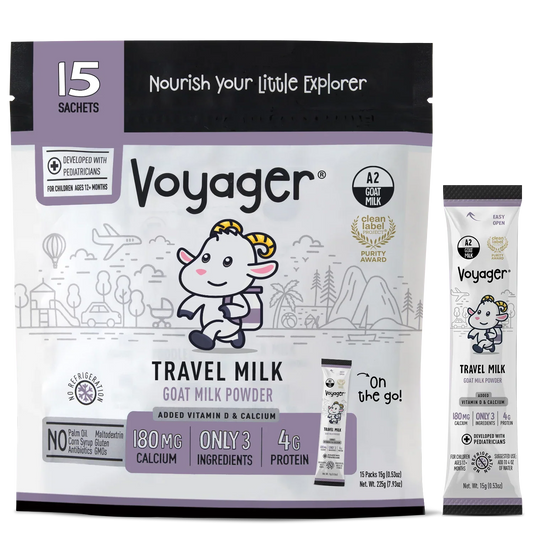 Voyager Milk Launches Goat Milk Travel Sachets: Clean, Portable Nutrition for Sensitive Tummies