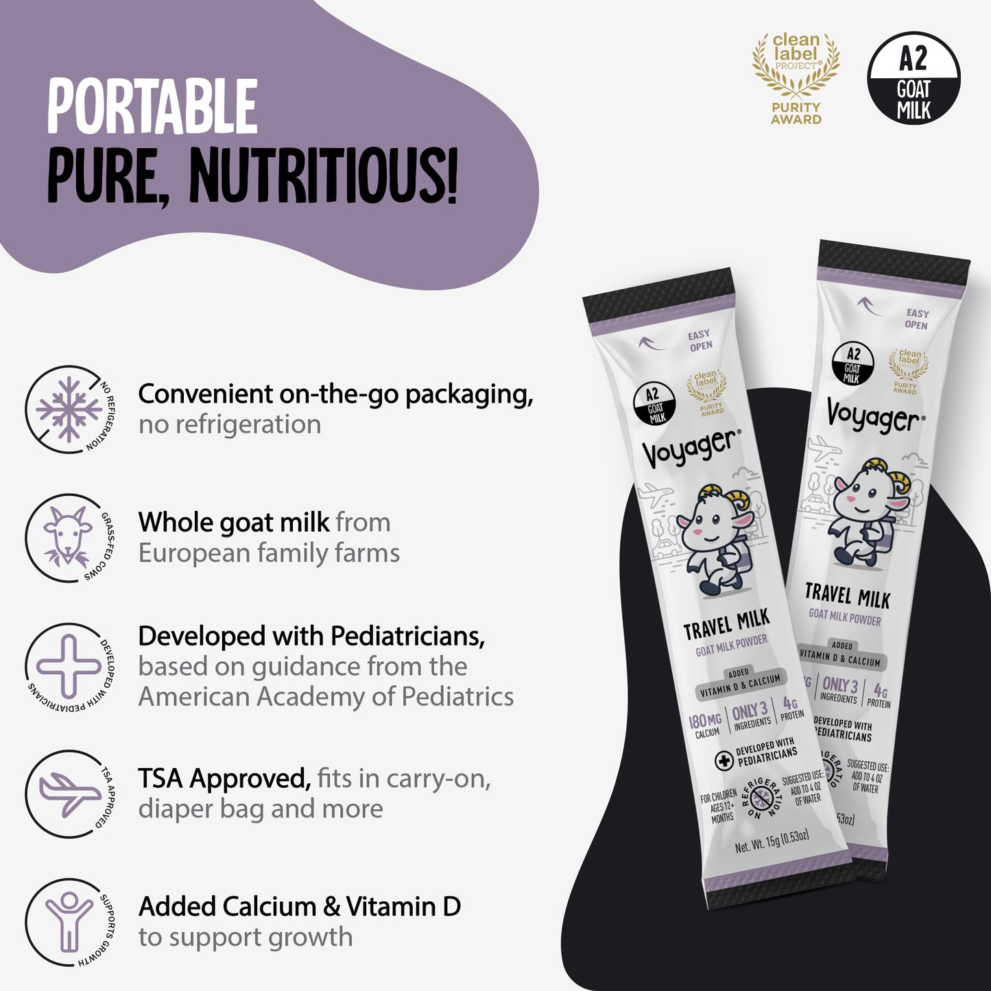 Voyager Travel Milk